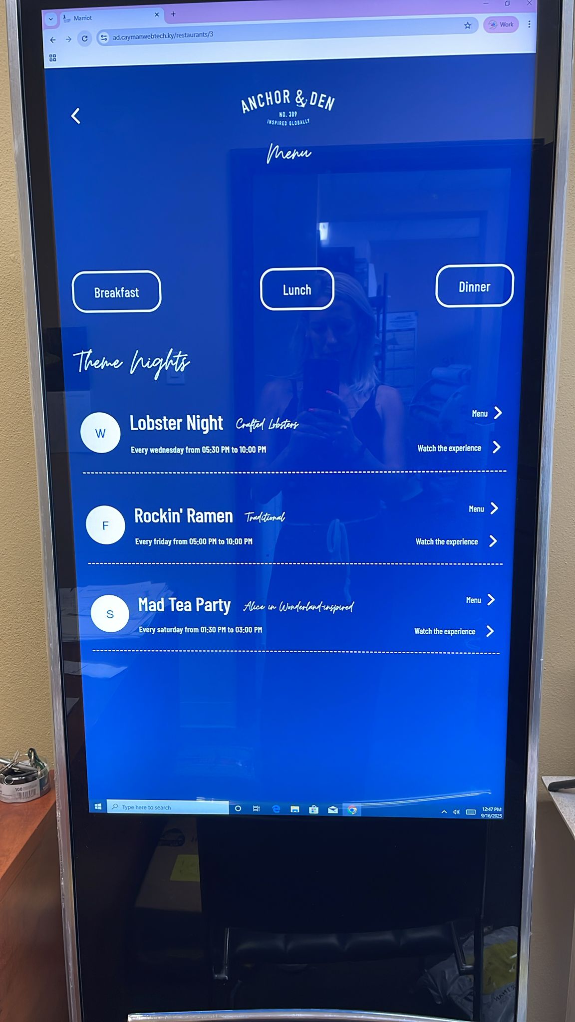 Marriot Display System